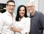 Marcelo Hicho, Liliana Rodriguez e Alberto Sabino