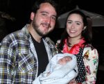 Nestor Rocha Filho e Fernanda Lanat com o filho Joaquim