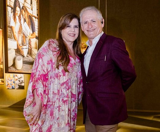 Fabienne Bezerra e Roberto Cohen