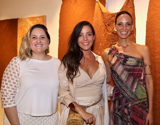 Marina Bortoluzzi, Viviana Ximenes e Renata Bacelar