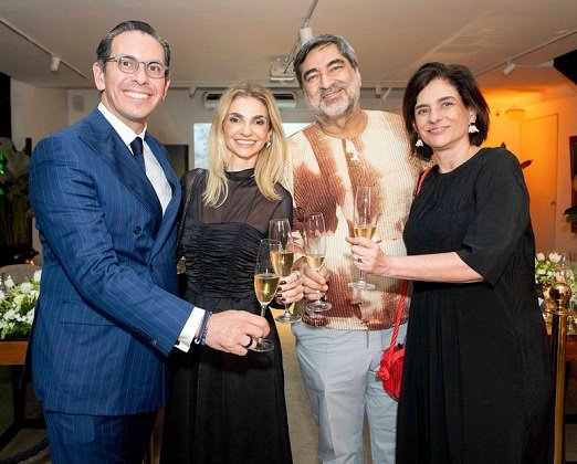 Netto Moreira, Carla Khouri, Zeca Camargo e Carolina Arantes