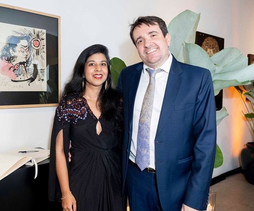 Prisca Ramesh e Daniel Farbat