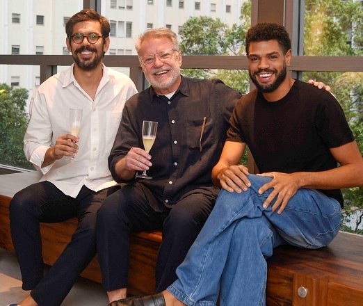 Diego Raposo, João Caetano e Tom Castro